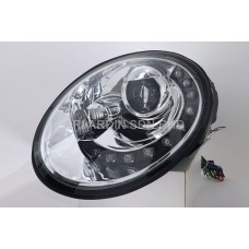 Volkswagen Beetle 06-11 Chrome Projector Headlamp w LED